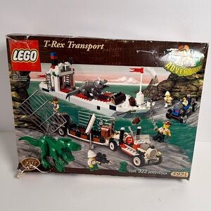LEGO Adventurers (5975) T-Rex Transport Box Instructions FOR PARTS READ